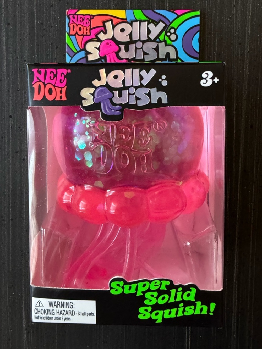Nee Doh Jolly Squish Super Solid Squish - Pink